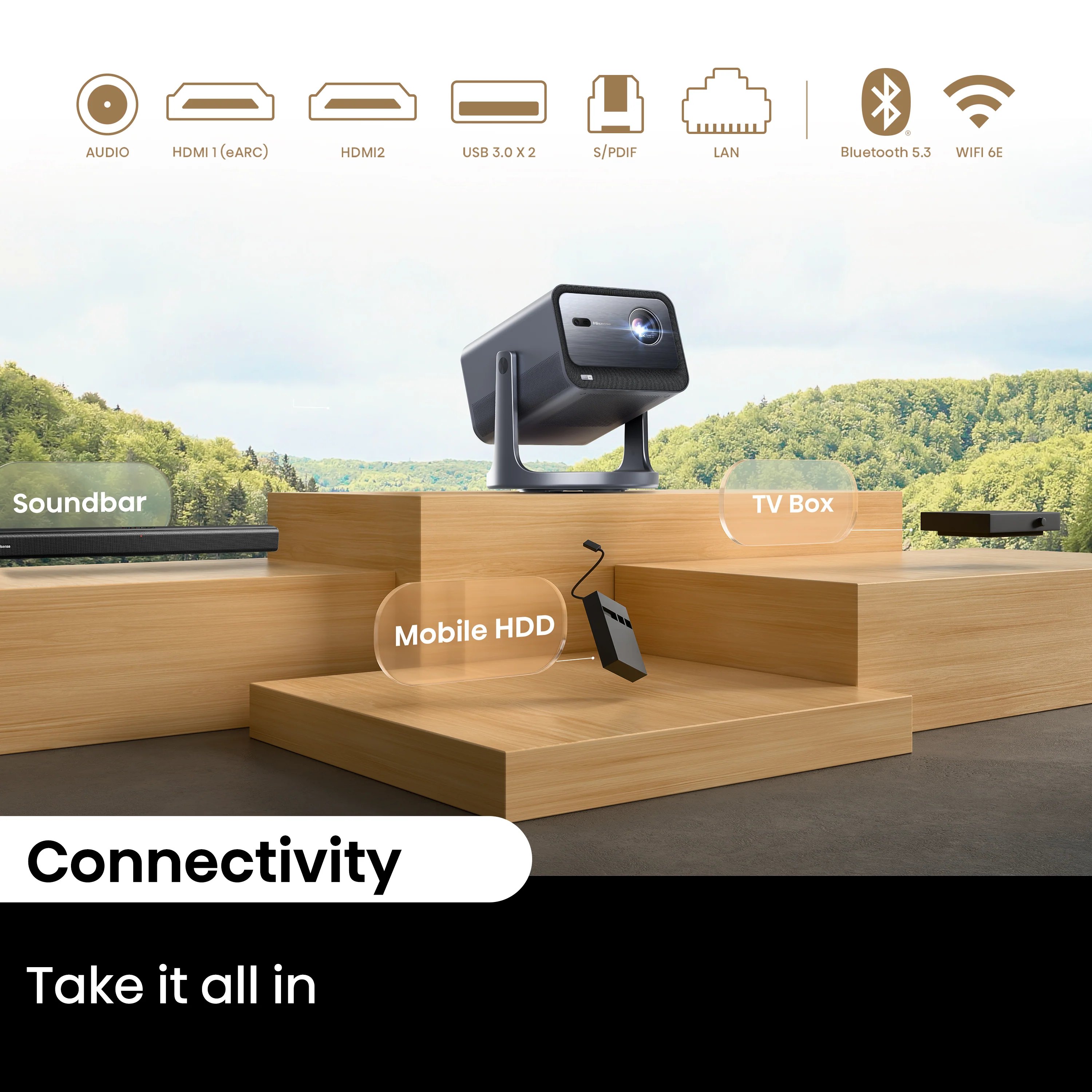 Hisense C2 4k UHD Triple Laser Projector (up to 300") - Image 12