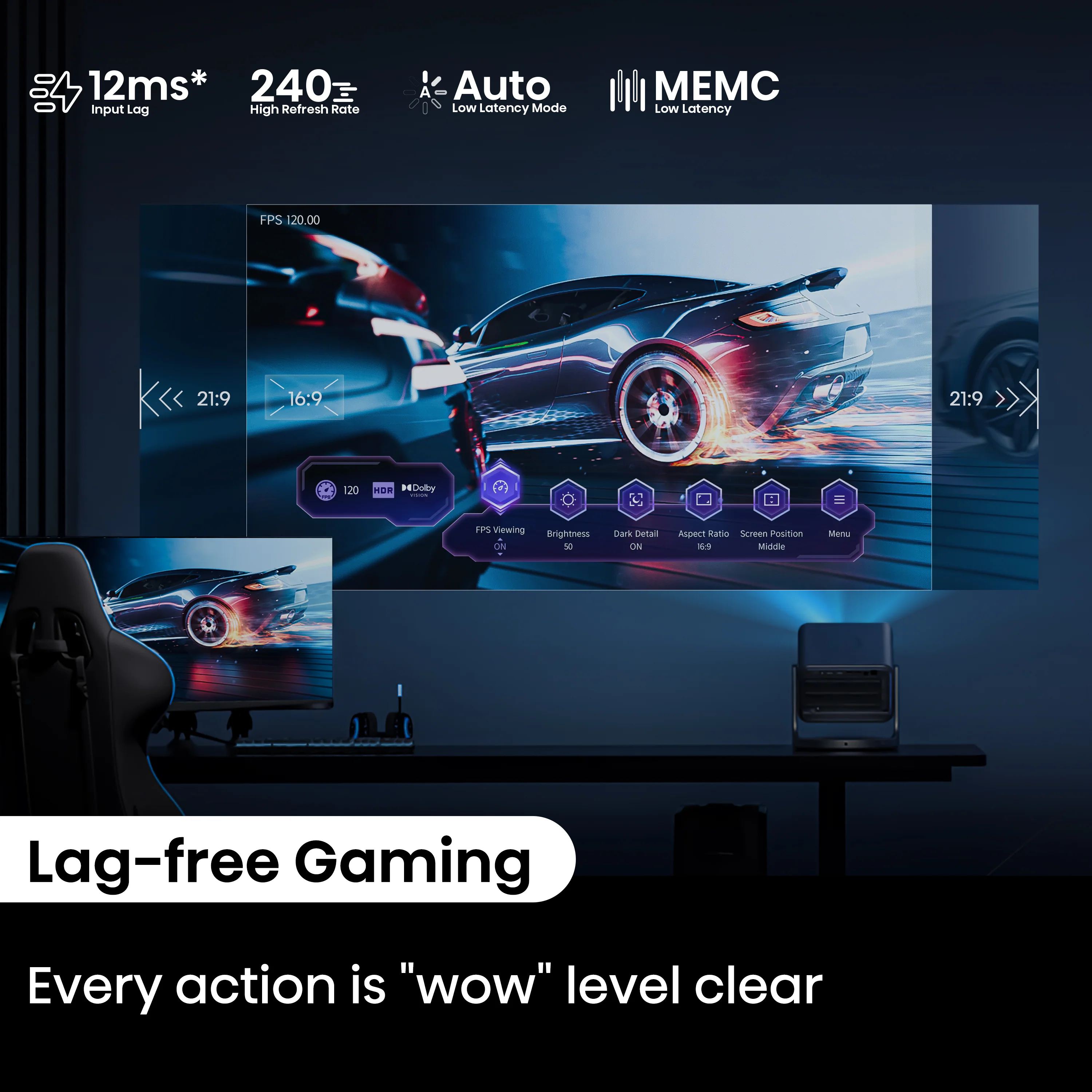 Hisense C2 Pro TriChroma Laser Projector (up to 300") - Image 10