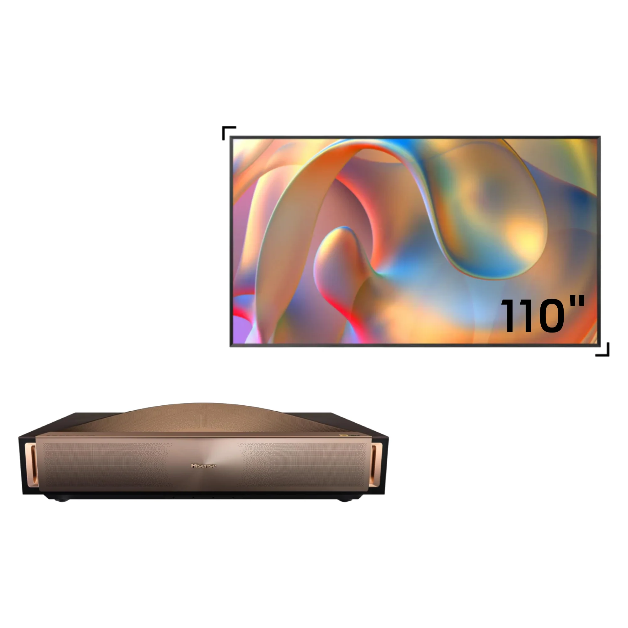 Hisense L9Q Bundle, 100/110/120/139/150" ALR Screen & 5000 lm 4K Triple Laser Ultra Short Throw UST Projector - Image 11