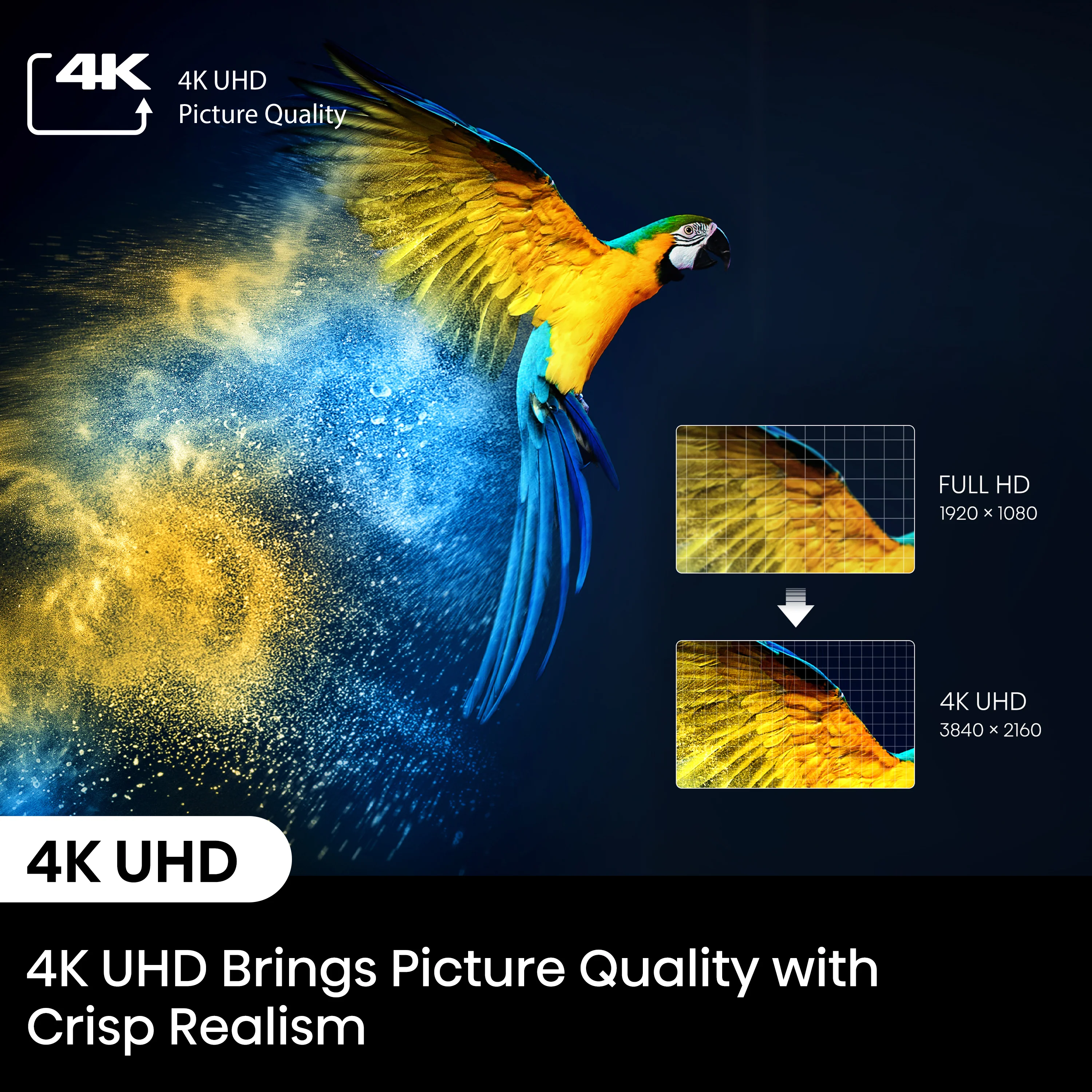 Hisense PL1 UST Laser Cinema projector projecting up to 120" - Open Box - Image 8
