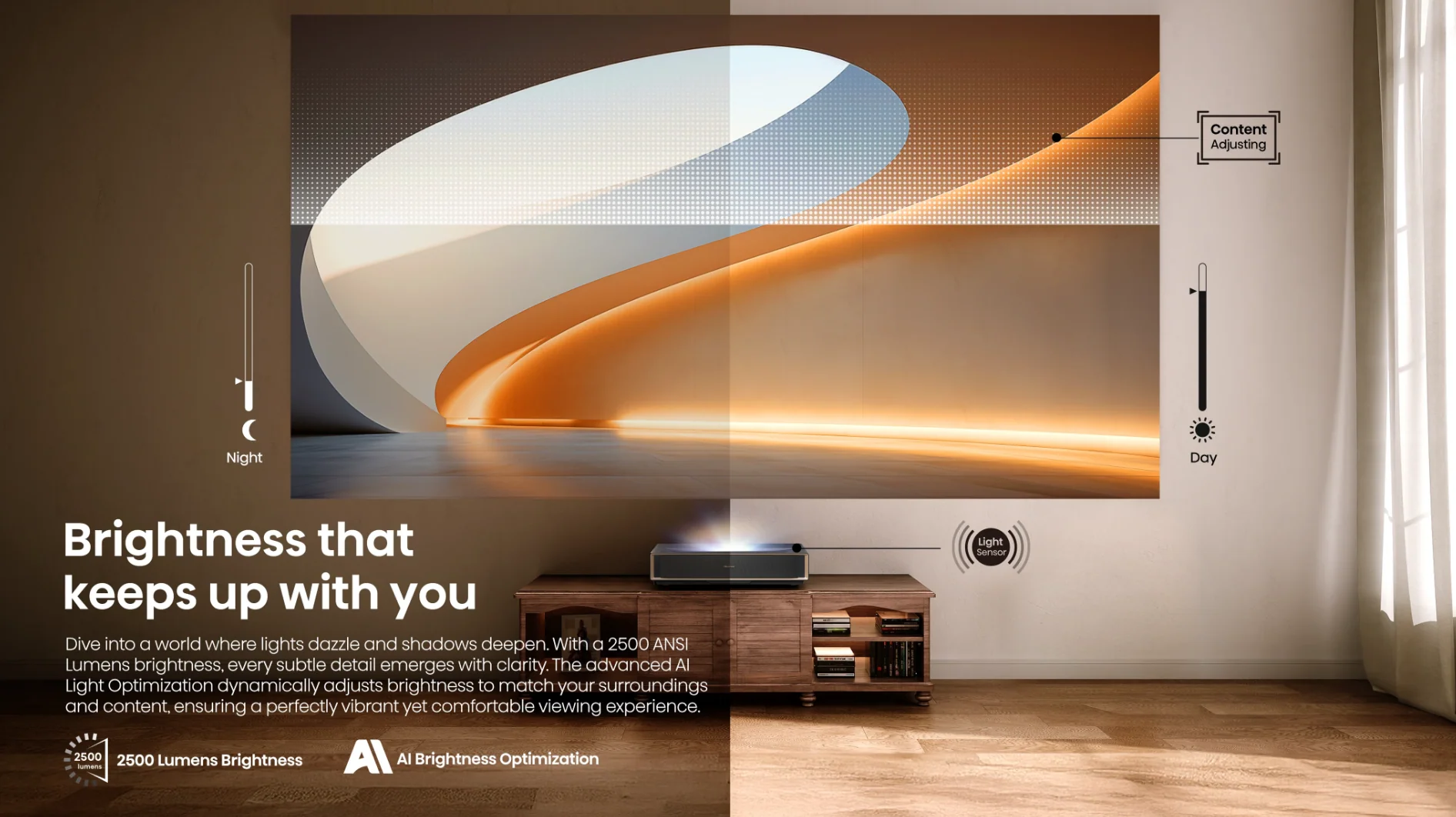PT1, 4K UHD Triple Laser Ultra Short Throw UST Laser Projector (up to 150") - Image 13