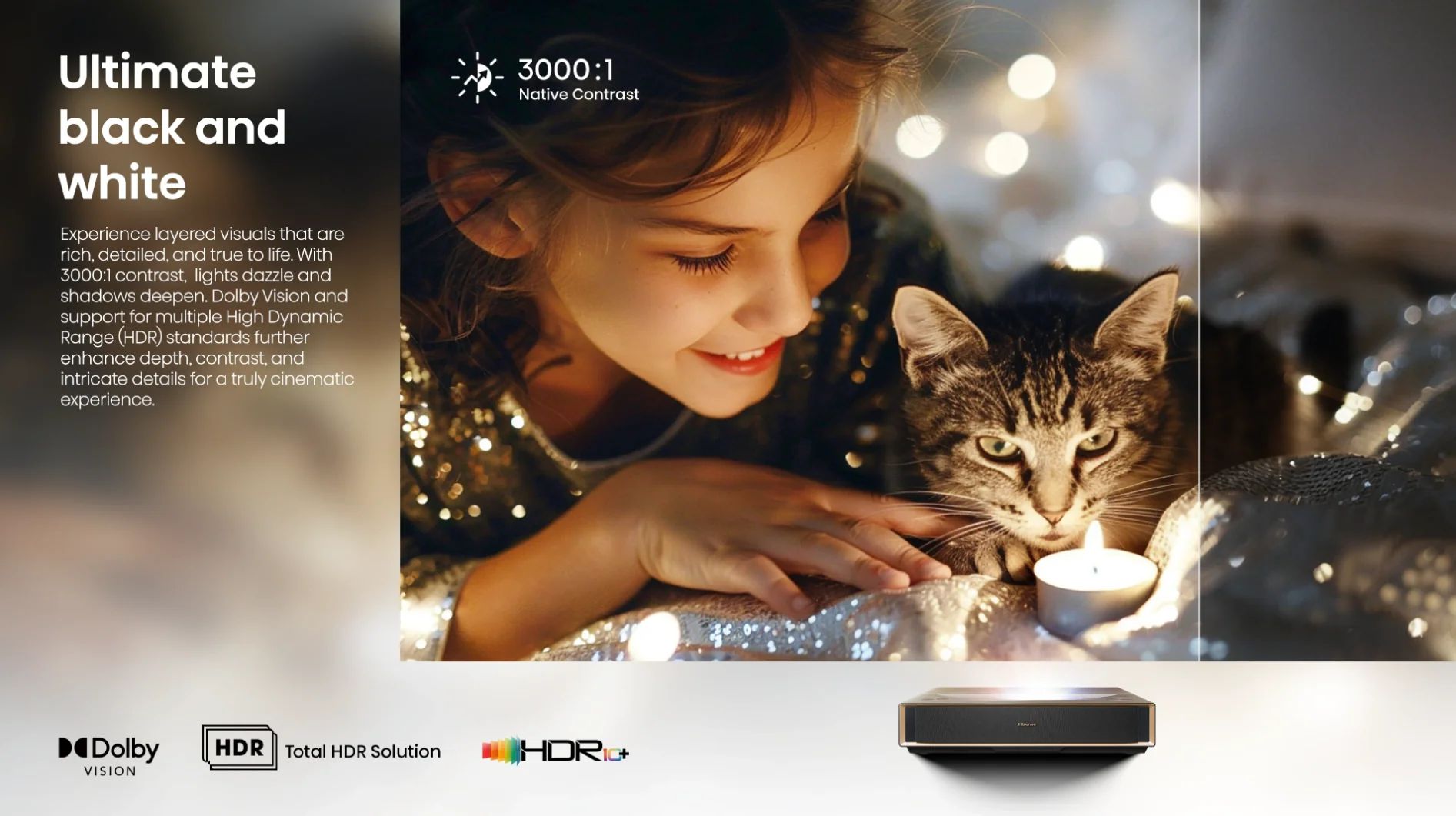 PT1, 4K UHD Triple Laser Ultra Short Throw UST Laser Projector (up to 150") - Image 14