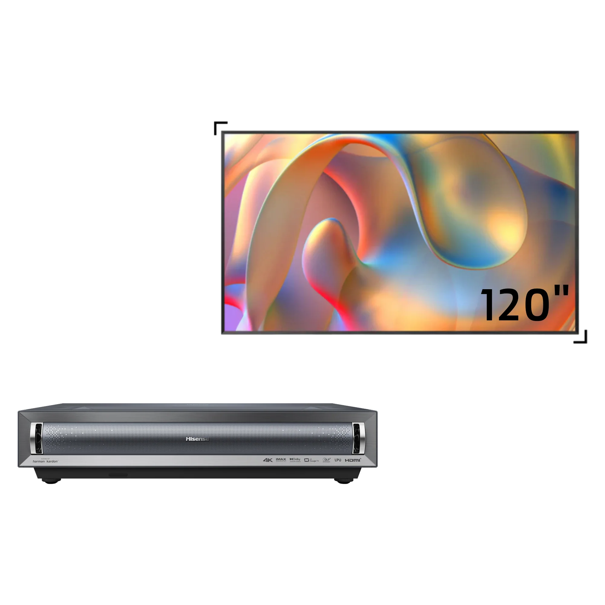 Hisense PX3-Pro Bundle, 100/110/120/139/150" ALR Screen & 4K UHD Triple Laser Home Theater UST Projector - Image 24
