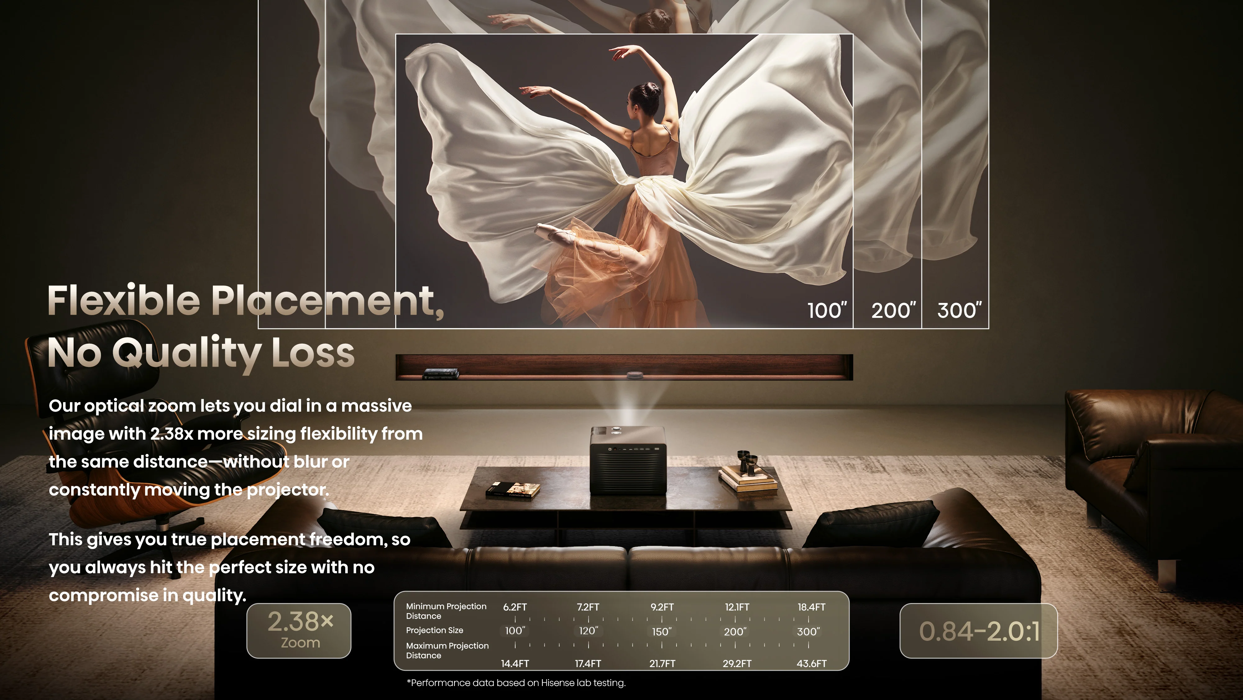 Hisense XR10 4K Triple Laser Projector with Iris & Lens shift, free Carry case included - Image 11