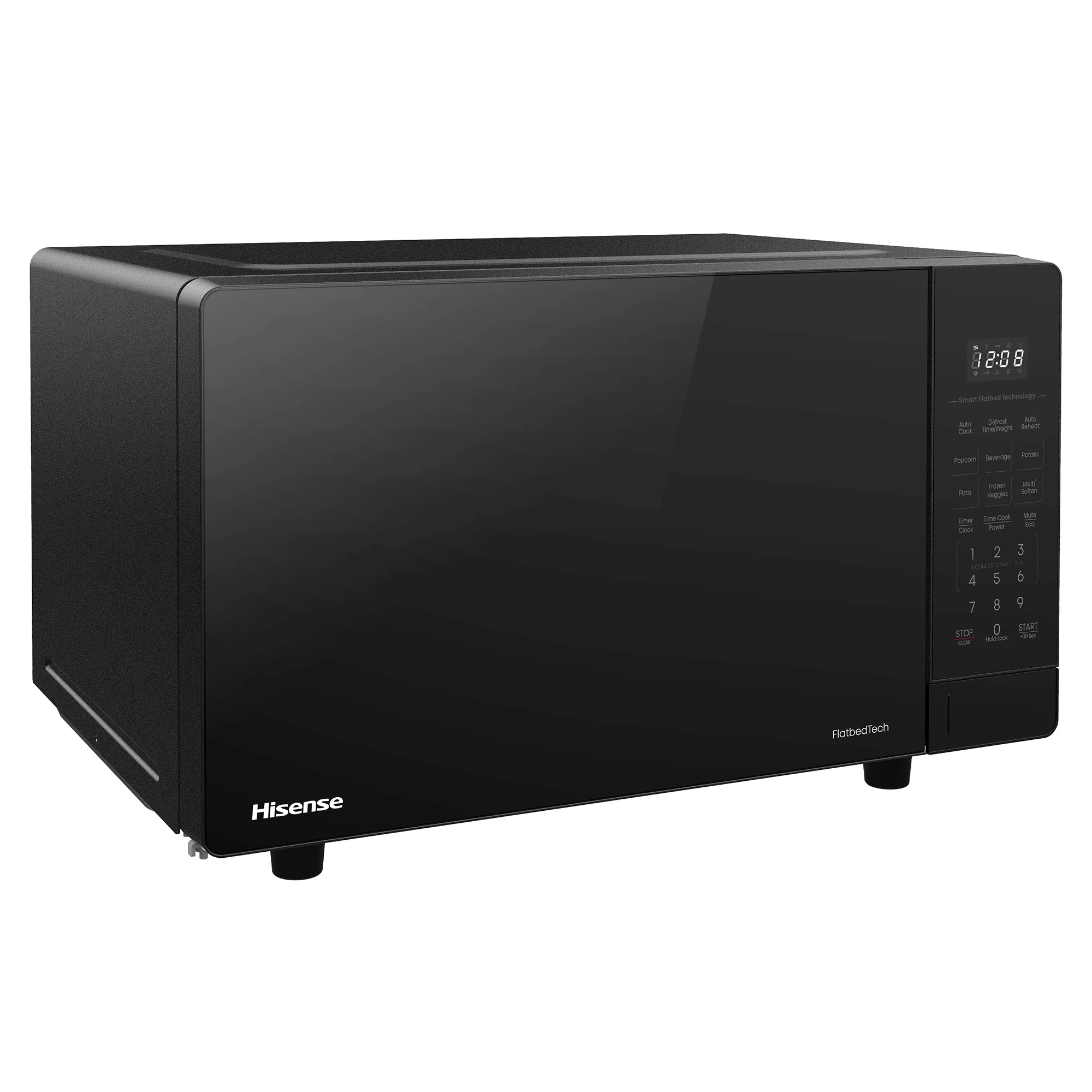 Hisense Flatbed 0.9-CU FT 900-Watt Countertop Microwave (Black) - Image 4