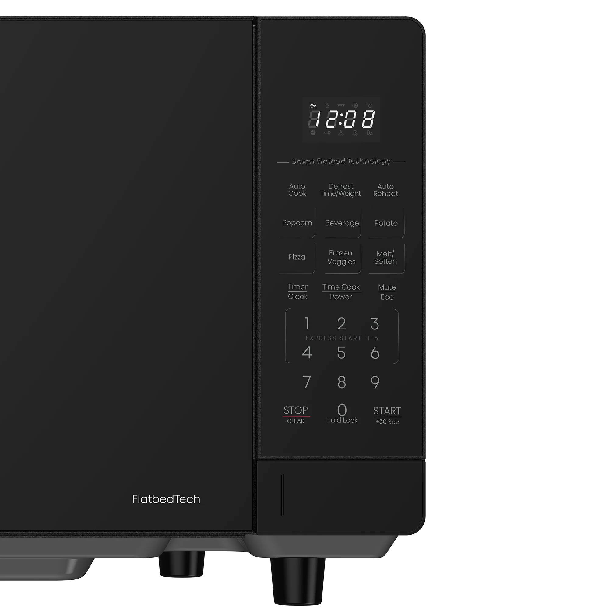 Hisense Flatbed 0.9-CU FT 900-Watt Countertop Microwave (Black) - Image 7
